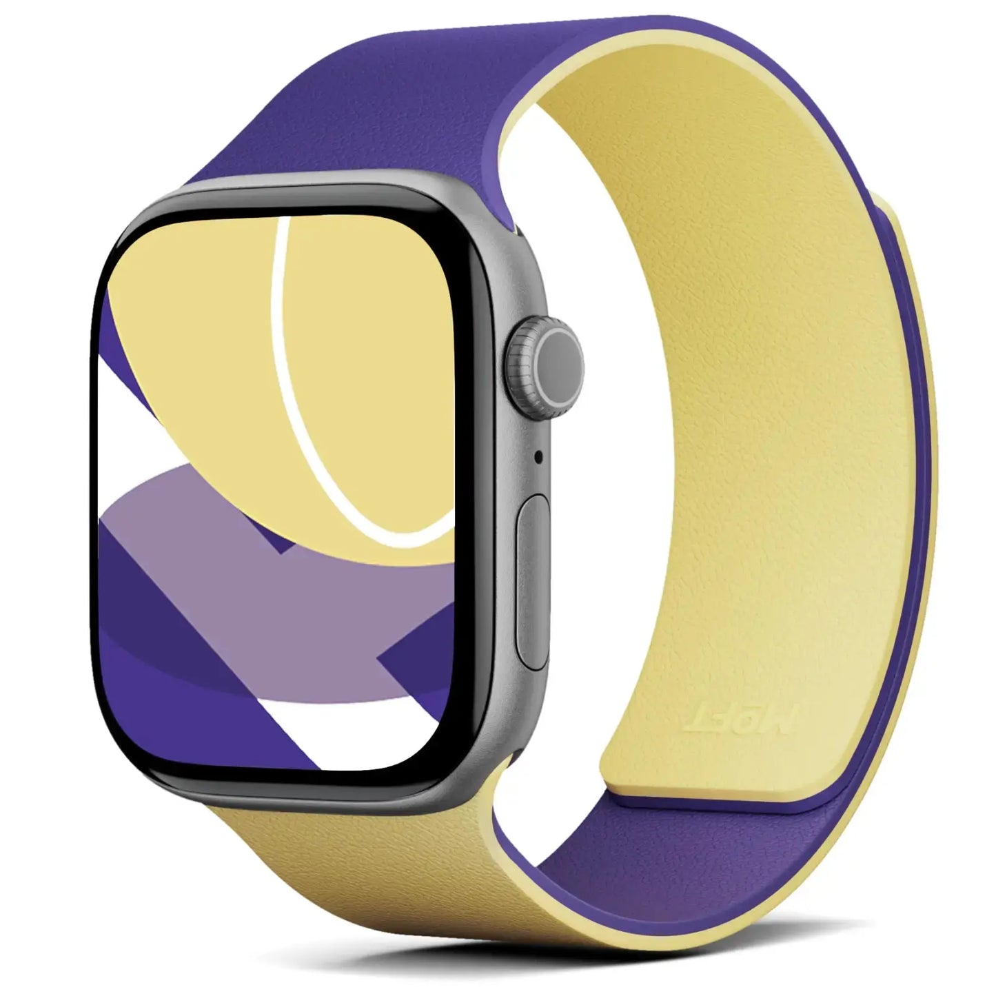 MOFT Snap Duo Watch Bands, Magnetic Apple Watch Bands for Men & Women, Dual-Color Soft Silicone Strap with Magnets and Stainless Steel Connectors, Water-Resistant, Adjustable Comfortable Fit