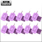 10PCS Portable Mini Silica Gel Set Cold Towel Polyester Fiber Outdoor Cooling Towel Fitness Sports Gym Run Quick Dry Cool Towel