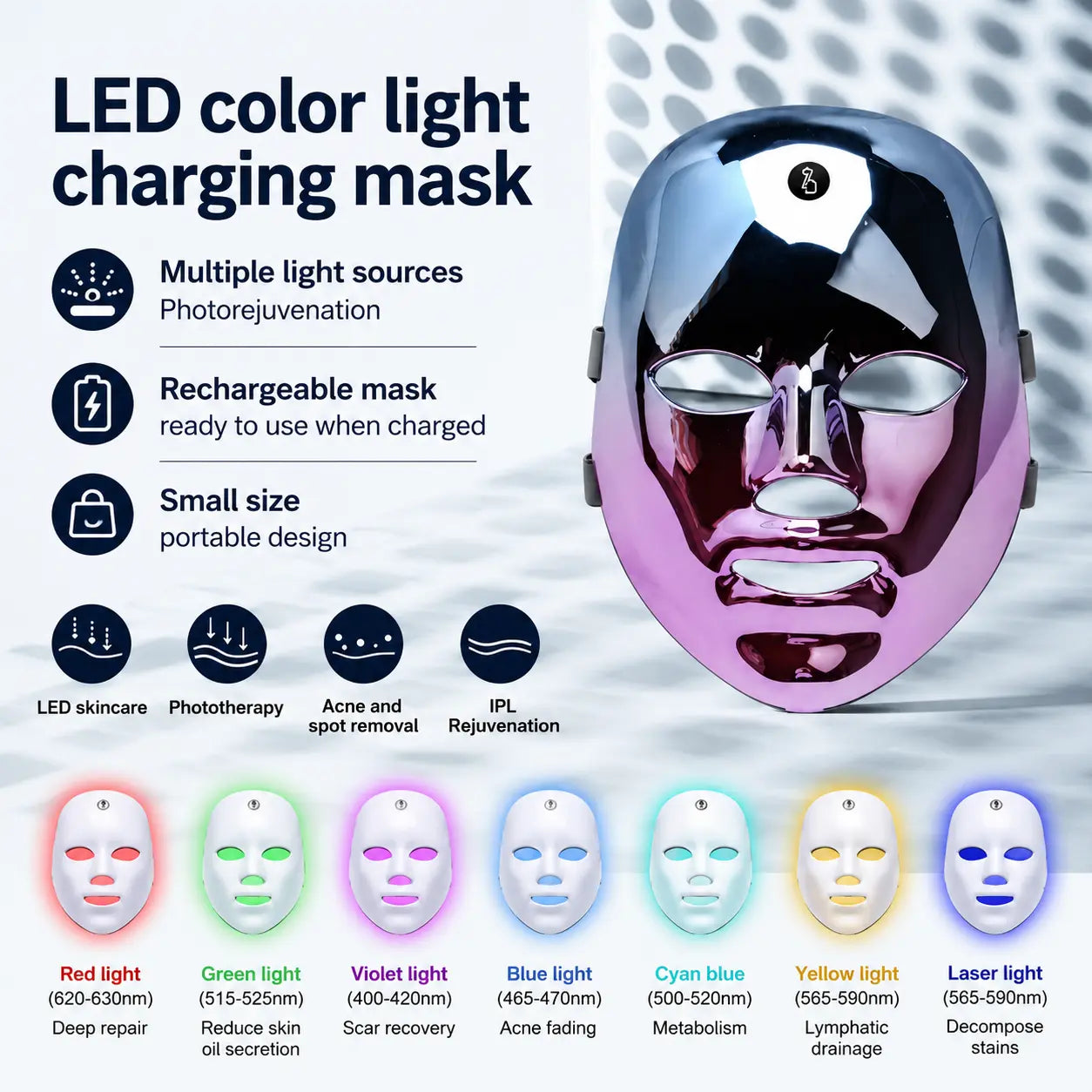 red light therapy, collagen boost, photon, home spa, professional grade