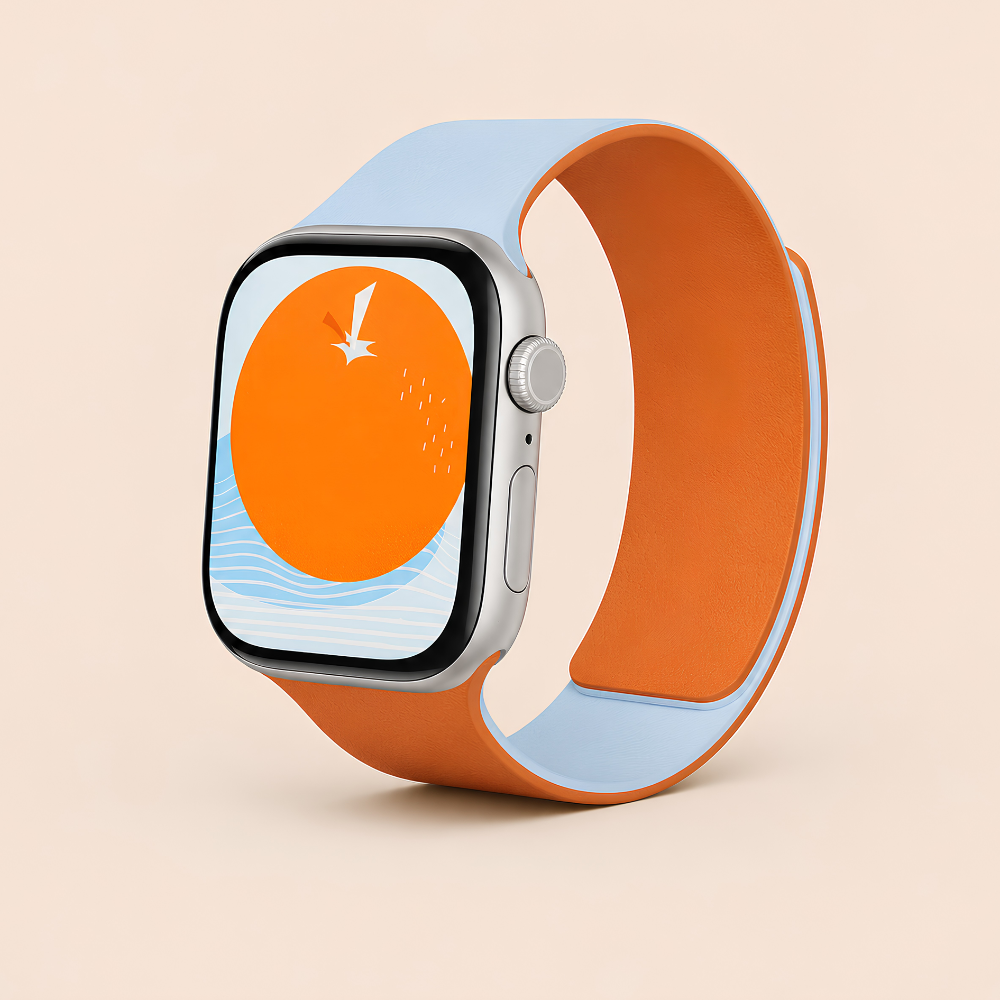 BraceletWatch Magnétique Bicolore MOFT Snap Duo — Silicone FITNESS ZEN STORE