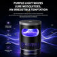 【Summervibes】Indoor Insect Trap - Effective Suction & UV Light Catcher for Mosquitoes, Fruit Flies, Gnats & Moths - Quiet & Non-Zapper for Home