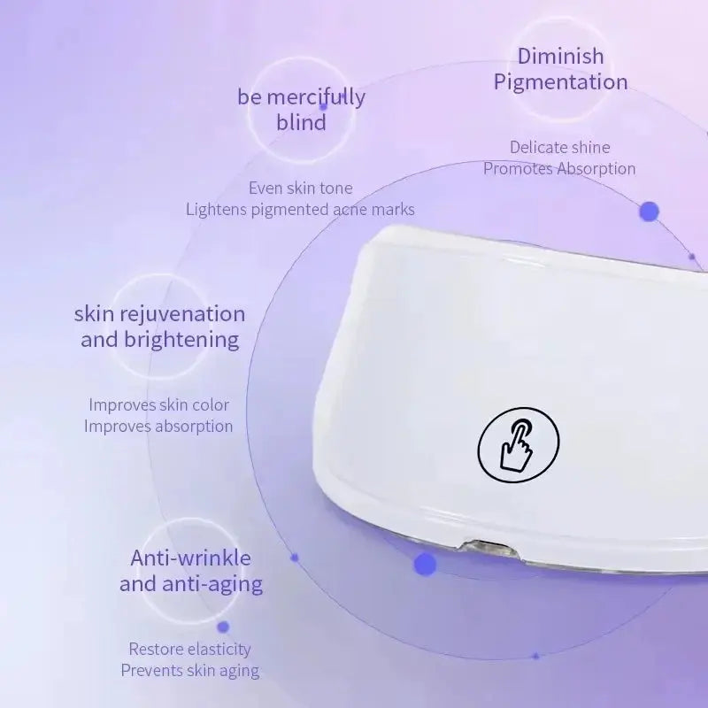 2025 Neck LED Mask 7 Colors Photon Anti-Wrinkle Skin Brightening Neck Beauty Mask Skin Tightening Neck Wrinkle Remover Skin Care