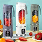 Portable USB Rechargeable Fruit Juicer, Portable Juicer Machines, LED Display Juice Blender Cup with Ice-Crushing Function, Suitable for Outdoor & On-The-Go Use, Portable Juice Extractor for Fruits, Portable Smoothie Blender