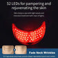 2025 Neck LED Mask 7 Colors Photon Anti-Wrinkle Skin Brightening Neck Beauty Mask Skin Tightening Neck Wrinkle Remover Skin Care photon therapy, LED light therapy, firming, rejuvenation, anti-aging