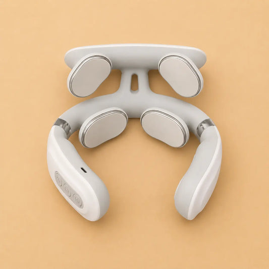 CERVIZEN 4D™ | Masseur Cervical Intelligent — Chaleur, 4D & Anti-Tensions Cou null
