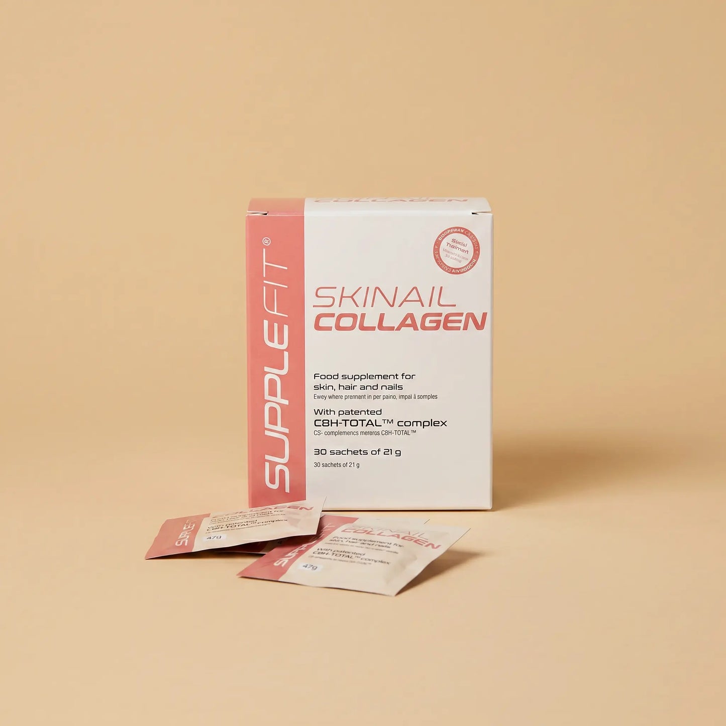 SKINAIL COLLAGEN CBH-TOTAL™ | Beauté Peau Cheveux Ongles Goût Pêche FITNESS ZEN STORE