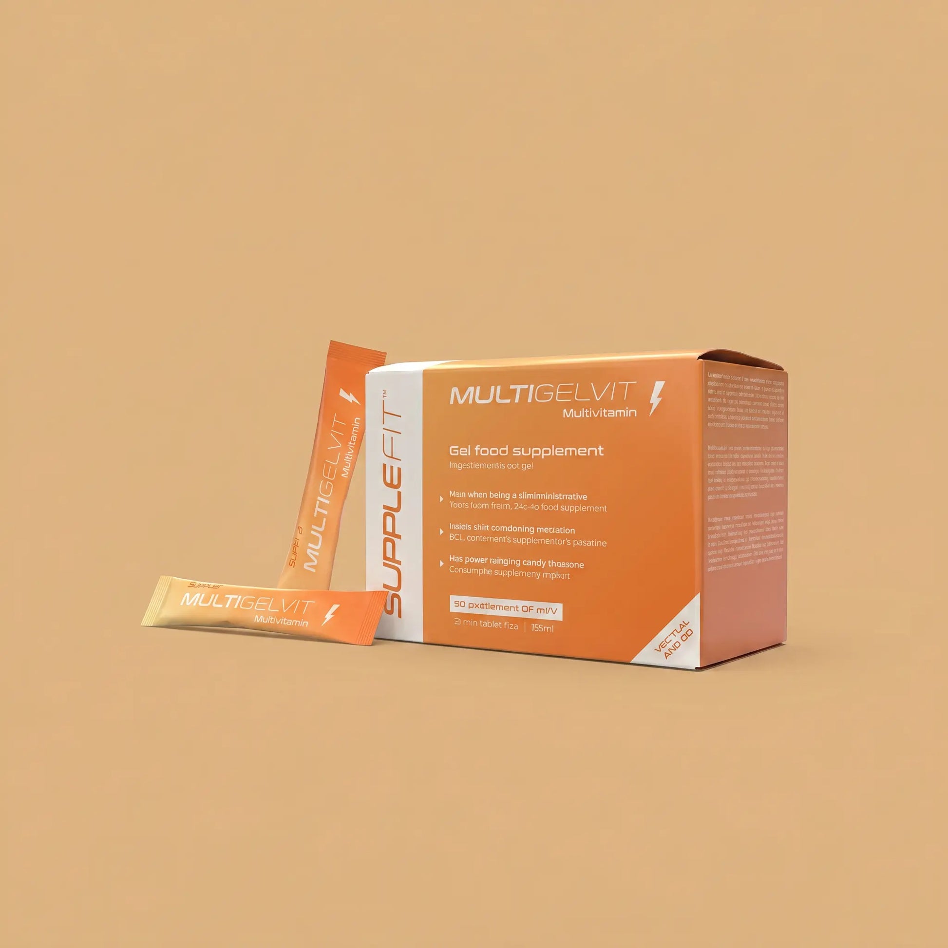 MULTIGELVIT IPERVITAMY™ | Complexe Multivitaminé en Gel Goût Mandarine FITNESS ZEN STORE