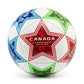 High-Durability Soccer Ball Size 5 - 2026 North American Tournament Commemorative Football - Tri-Nation Design (Usa,Canada,Mexico) for Sccer Ball, Professional Football Training Equipment for Youth & Adults, Ideal for Indoor & Outdoor Ball Sports