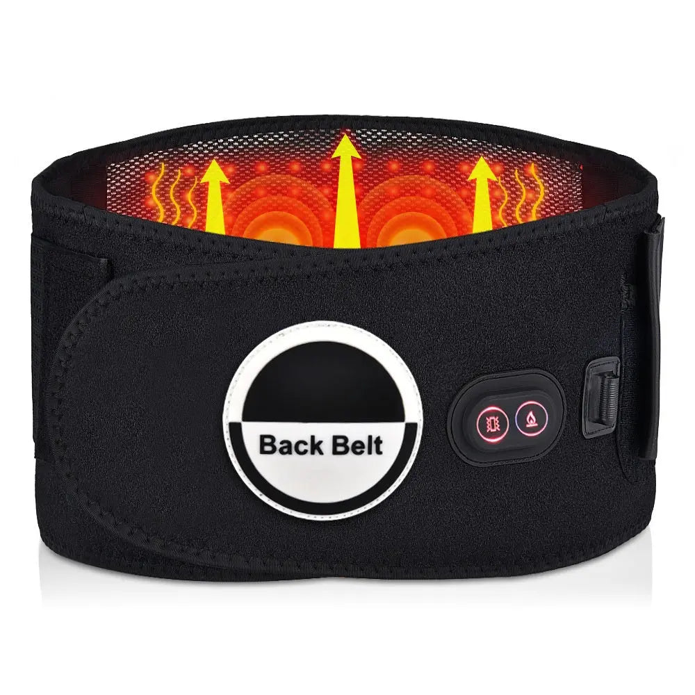 Ceinture Chauffante Massage Lombaire | Infrarouge & Luminothérapie Rouge FITNESS ZEN STORE