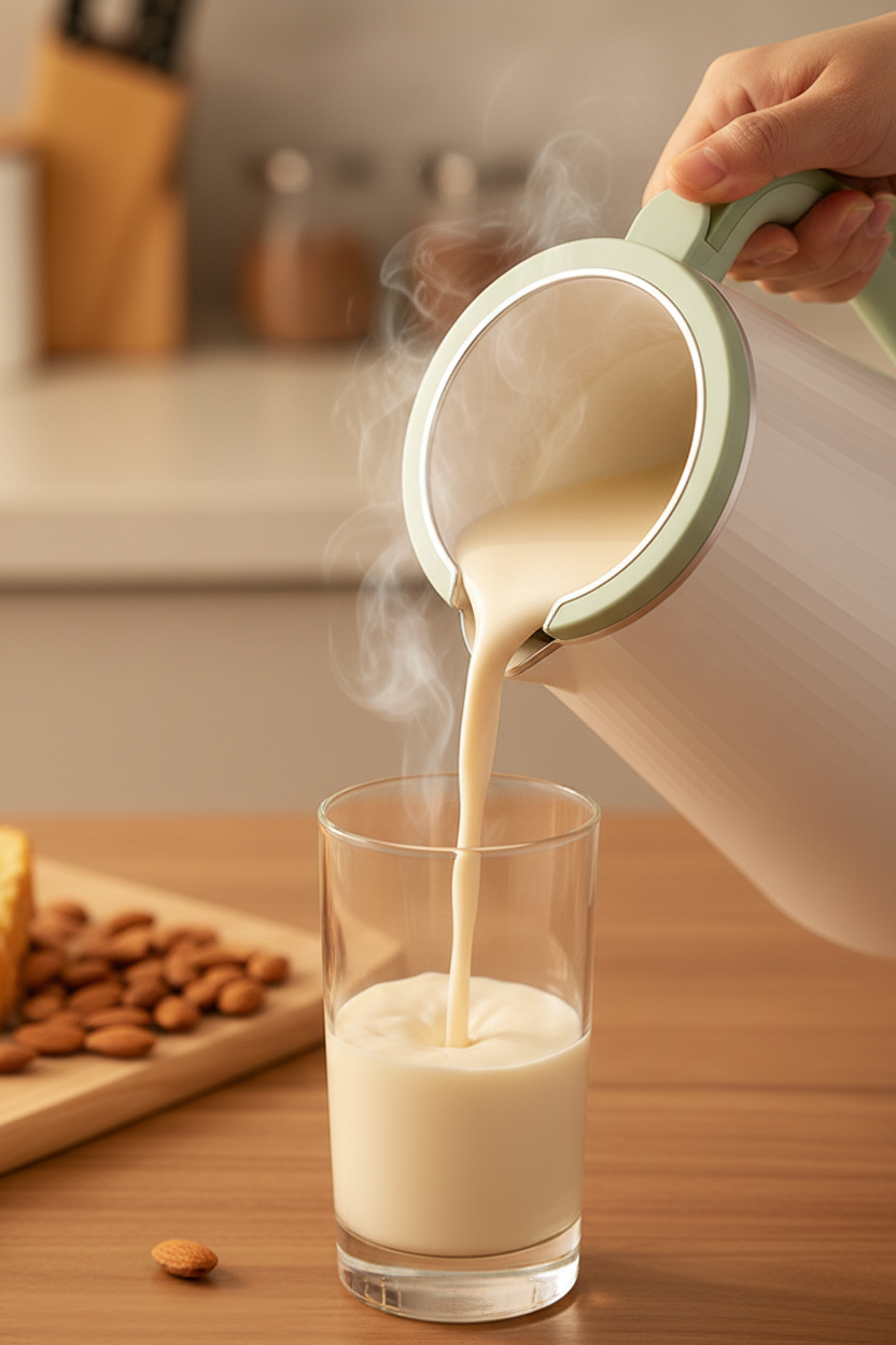 Action - Verser le lait