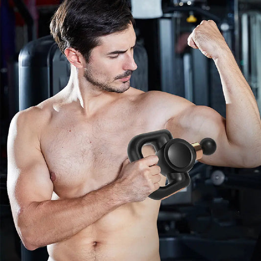 GUNZEN™ | Pistolet Fascia Électrique Corps Entier Anti-Tensions & Récupération - FITNESS ZEN STORE