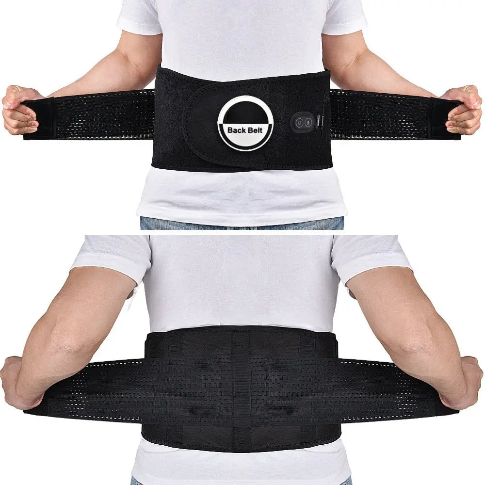 Ceinture Chauffante Massage Lombaire | Infrarouge & Luminothérapie Rouge FITNESS ZEN STORE