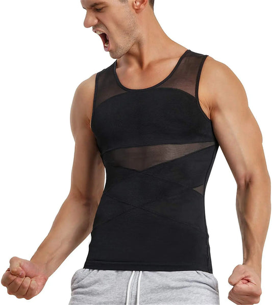 SCULPMAN PRO™ | Gilet Sculptant Homme Ventre Plat & Posture Corrigée - FITNESS ZEN STORE