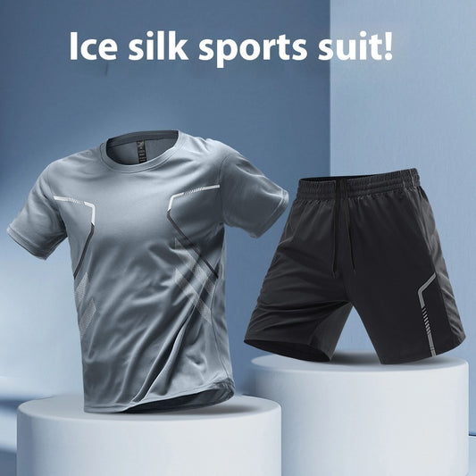 Men's Sports T-shirts: Performance and Style with Ice Silk Technology