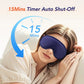 Hot Compress and Massage Eye Mask Electric Heated Eye Massager for Relieve Eye Strain Dark Circles Sleeping Mask Eyeshades