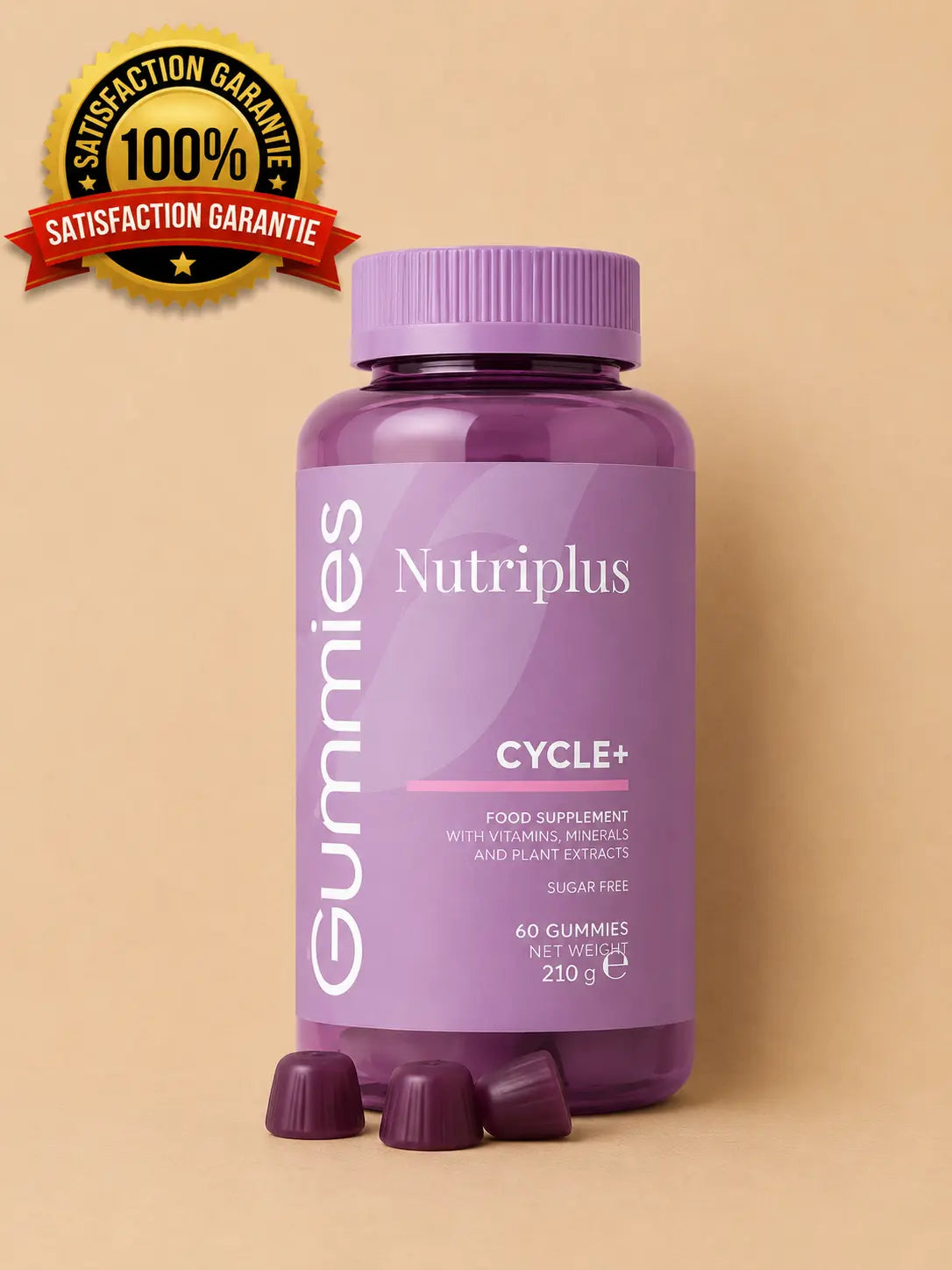 Nutriplus Cycle+ | Gommes Equilibre Hormonal et Confort Menstruel FARMASI