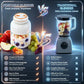 Multimode Juicer Blender 44Oz Wireless USB Rechargeable Electric Blender Easy Clean Handheld Juicer Ideal for Outdoor Camping Fitness Workout Travel Home Kitchen Use for Preparing Smoothies Creams and Healthy Low-Fat Meals