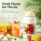 Multimode Juicer Blender 44Oz Wireless USB Rechargeable Electric Blender Easy Clean Handheld Juicer Ideal for Outdoor Camping Fitness Workout Travel Home Kitchen Use for Preparing Smoothies Creams and Healthy Low-Fat Meals voyage