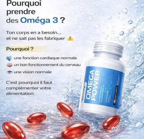 OMEGAPOWER VIVACORE™ | Oméga-3 Haute Concentration Cœur Cerveau Vision FITNESS ZEN STORE