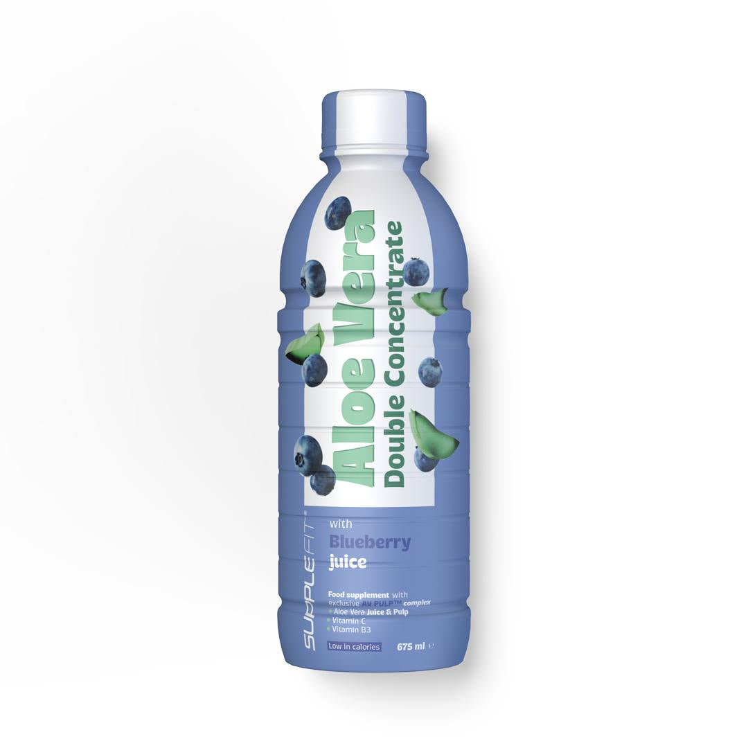 ALOE VERA AV PULP™ | Jus Concentré Digestif & Immunitaire à la Myrtille